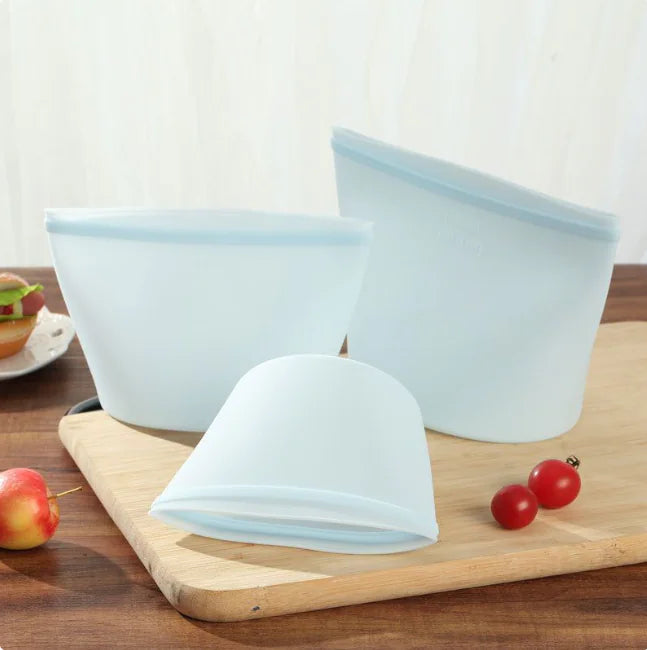 Reusable Silicone Food Storage Bag – Leakproof Freezer Envelope (500–1500ml)