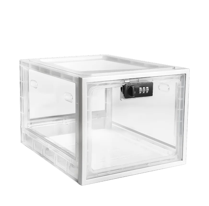 Multi-Purpose Transparent Lockable Storage Case