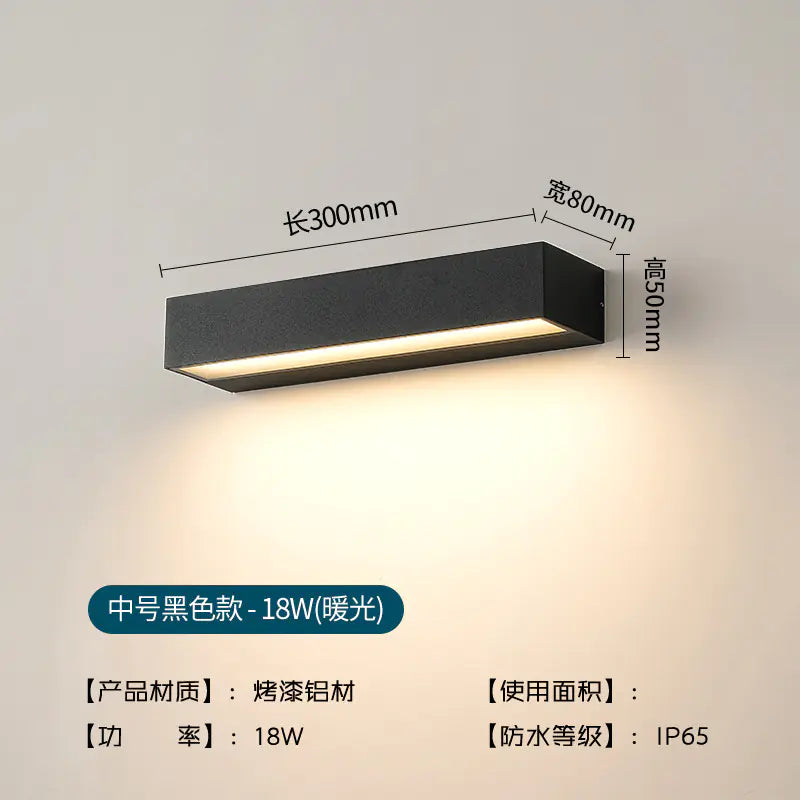 Outdoor Waterproof Wall Light for Villas and Patios