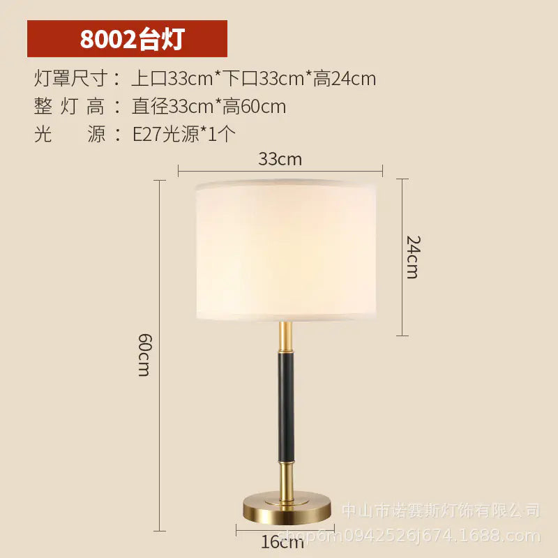 Crystal Table Lamp for Bedroom & Hotel Décor