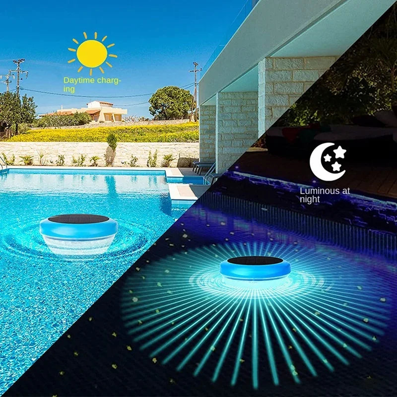 LED Solar Floating Waterproof Ball Light for Pool Garden