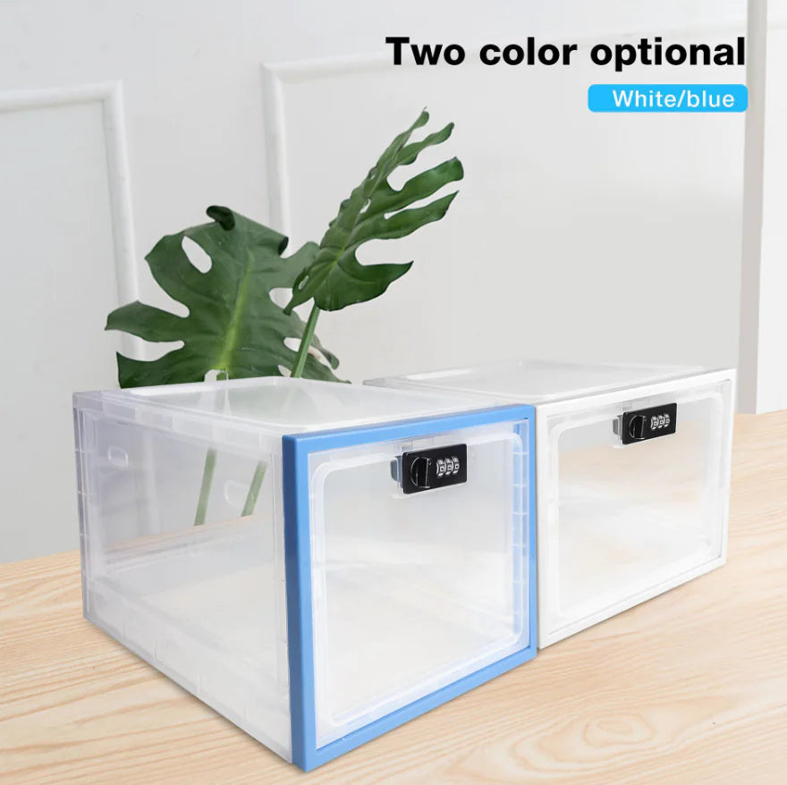 Multi-Purpose Transparent Lockable Storage Case