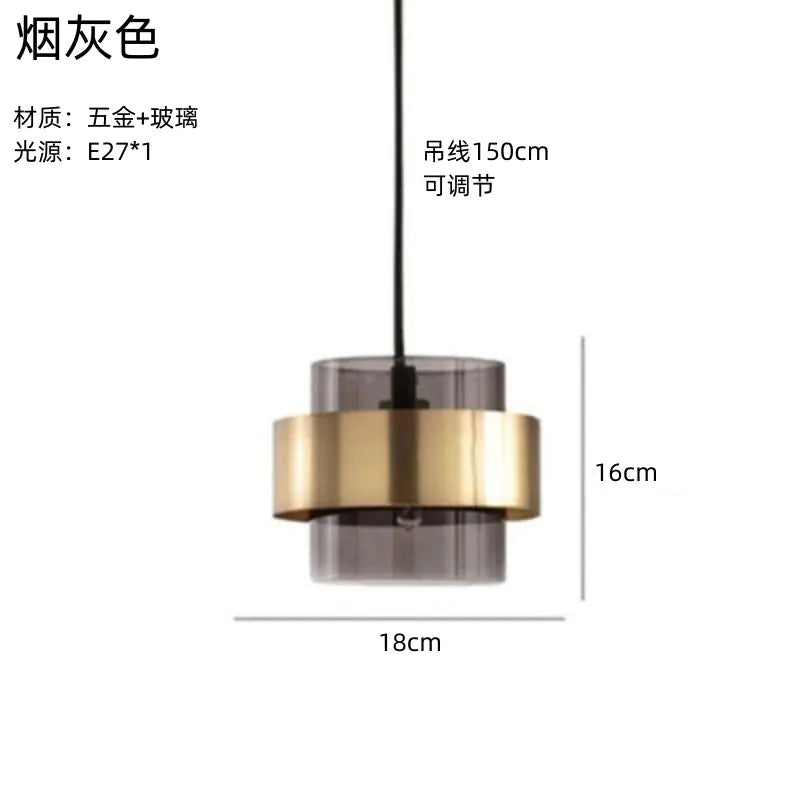 Nordic Minimalist Creative Glass Pendant Light