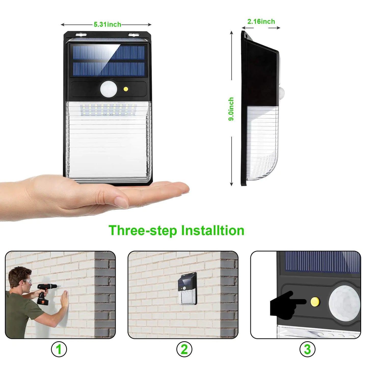 36LED 32LED Outdoor Wall Light with Motion Sensor