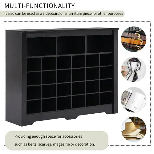 Stylish Design 24 Shoe Cabinet Consol
