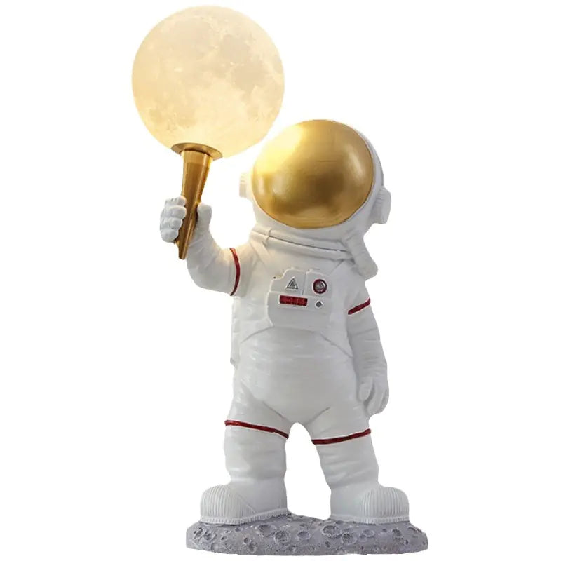 Creative Astronaut Table Lamp for Boys' Bedroom Decor