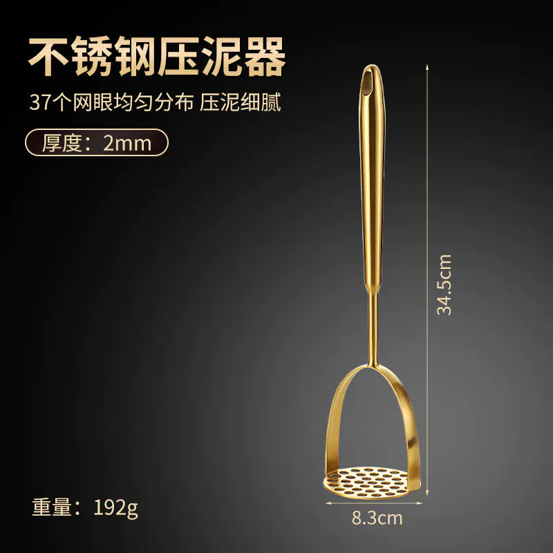 Stainless Steel Potato Masher - Multi-Functional Kitchen Tool