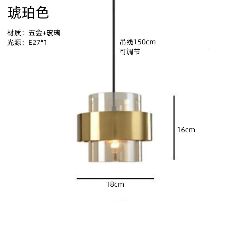 Nordic Minimalist Creative Glass Pendant Light