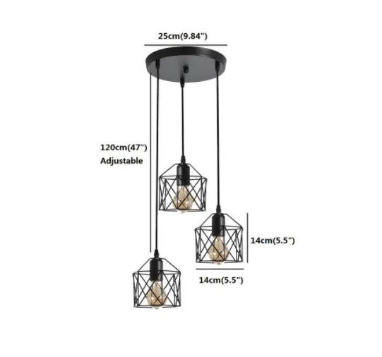 Nordic Style Modern Industrial Pendant Light Fixture