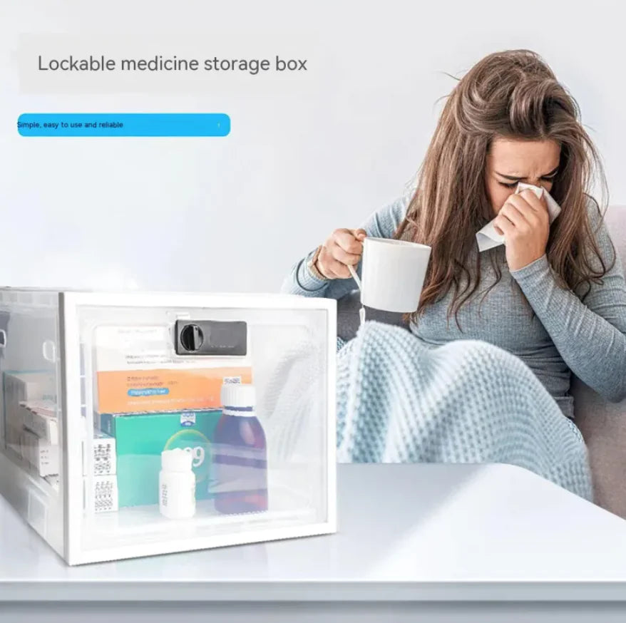 Multi-Purpose Transparent Lockable Storage Case