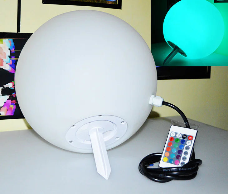 Outdoor Solar LED Ball Light with Remote Control