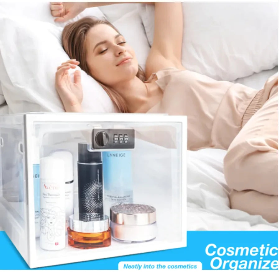 Multi-Purpose Transparent Lockable Storage Case