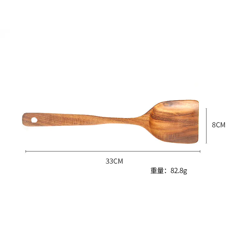 Teak Kitchen Utensil Set 7-Piece