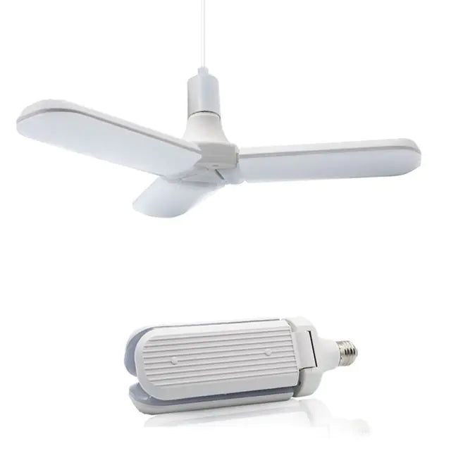 LED Folding Garage Light with Sensor and Bulb Design
