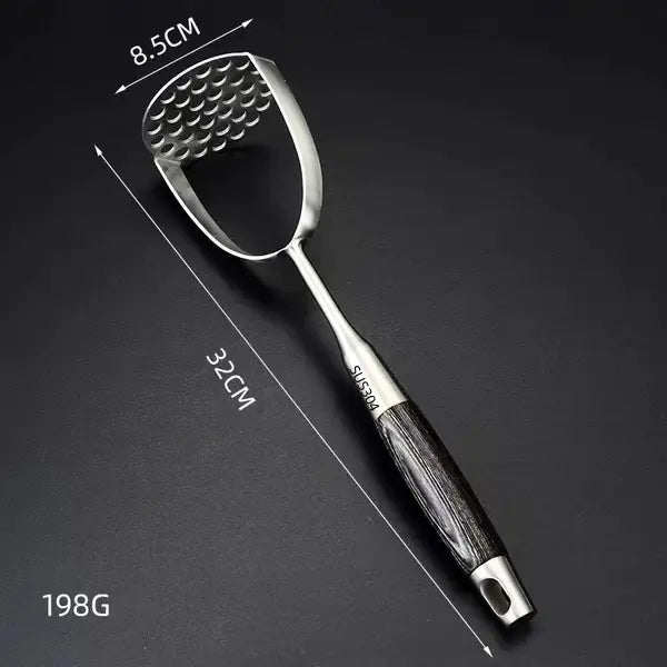 Stainless Steel Potato Masher - Multi-Functional Kitchen Tool