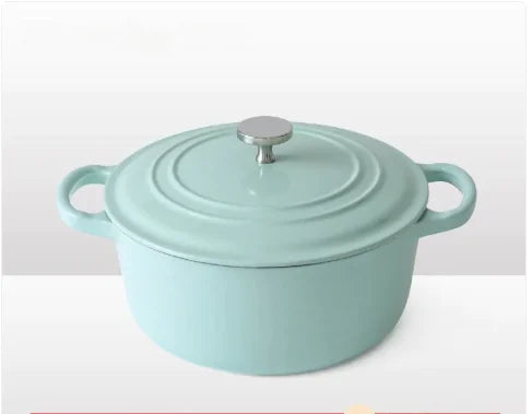 Iron Workshop Enamel Soup Pot Thickened Cast Pot Success