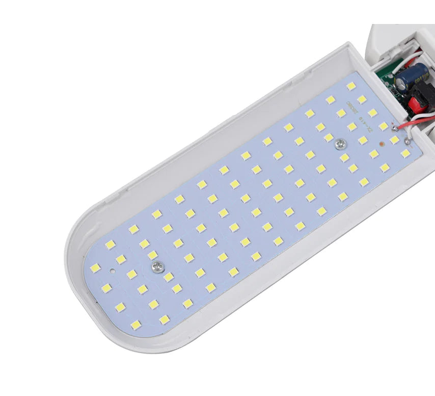 LED Folding Garage Light with Sensor and Bulb Design