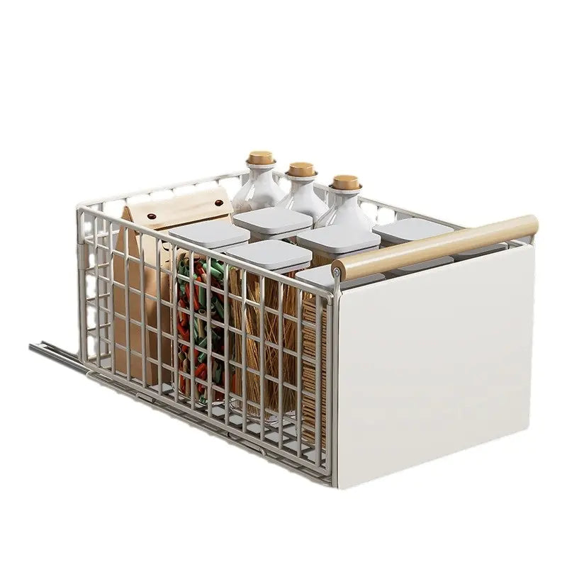 Foldable Pull-Out Storage Basket