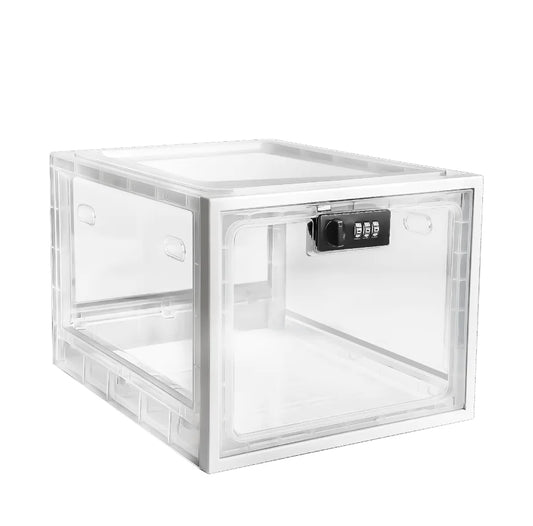 Multi-Purpose Transparent Lockable Storage Case