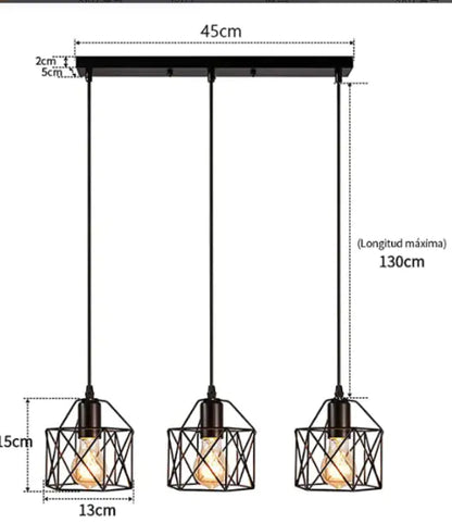 Nordic Style Modern Industrial Pendant Light Fixture