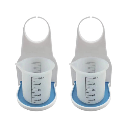 Laundry Detergent Holder Set with 2 Cup Holders & 2 Measuring Cups – Leak-Free