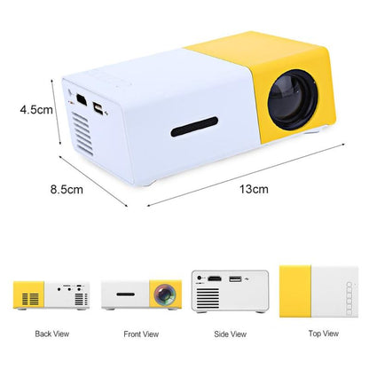 Ultra-Portable Mini LED Projector | 1080P Support, Big Screen Fun Anywhere