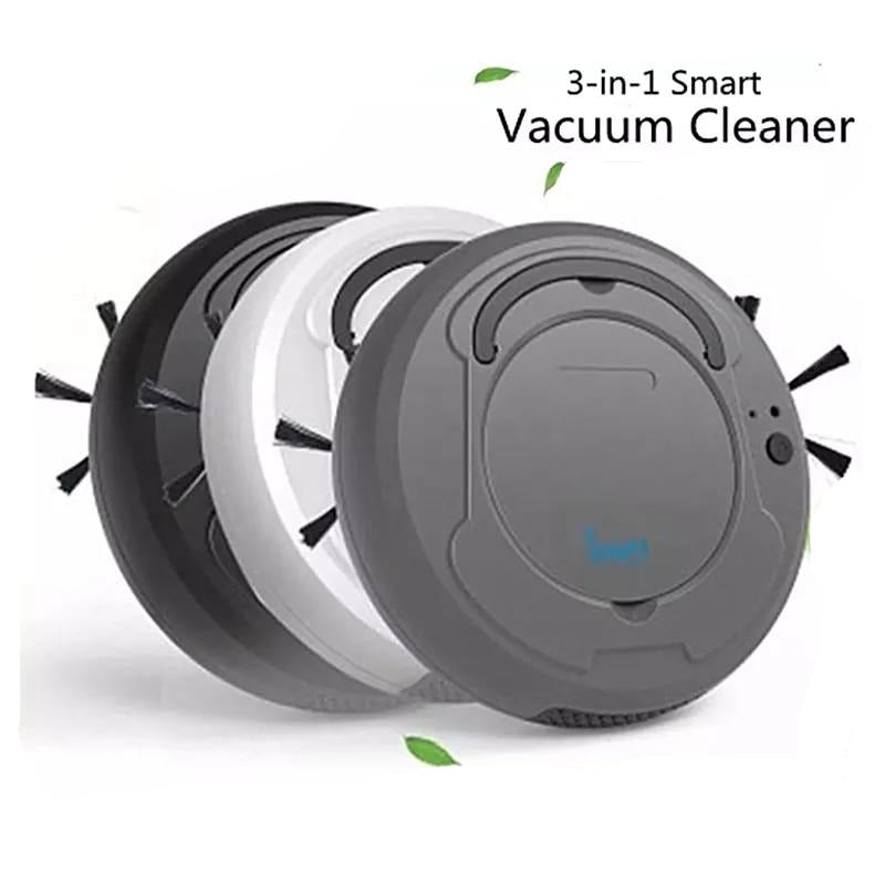 Slim 3-in-1 Robot Vacuum Cleaner – Smart, Quiet & Powerful