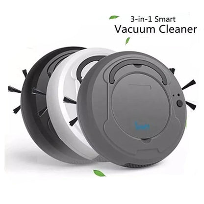 Slim 3-in-1 Robot Vacuum Cleaner – Smart, Quiet & Powerful