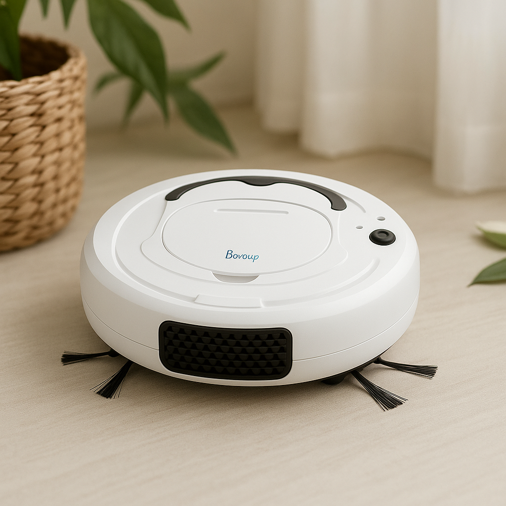 Slim 3-in-1 Robot Vacuum Cleaner – Smart, Quiet & Powerful