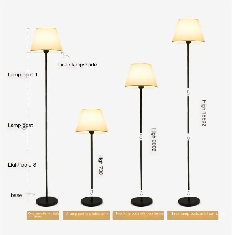Nordic Minimalist LED Floor Lamp for Living Room