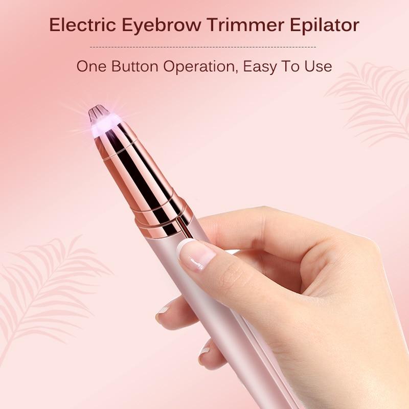 Mini Face Hair & Eyebrow Trimmer Pen - Travel Size