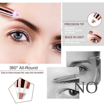 Mini Face Hair & Eyebrow Trimmer Pen - Travel Size