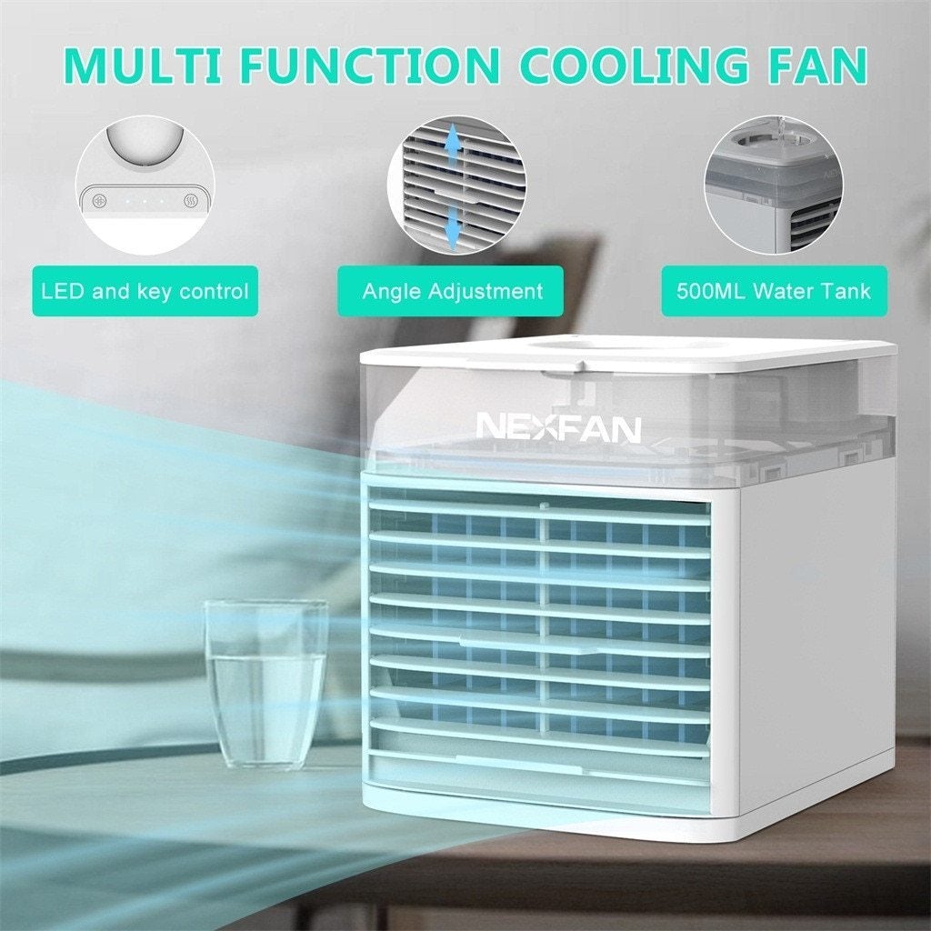 Portable Mini Air Cooler with LED