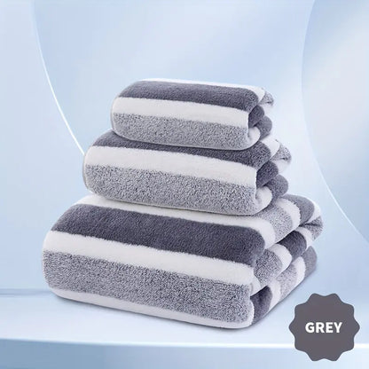 Soft Bath Towel Set 3-Piece