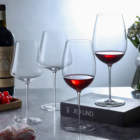 Ultra-Thin Crystal Wine Glasses – Elegant Glassware for Red & White Wine