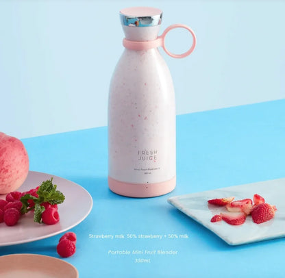 Mini Juicer Cup – USB Rechargeable Portable Blender for Smoothies