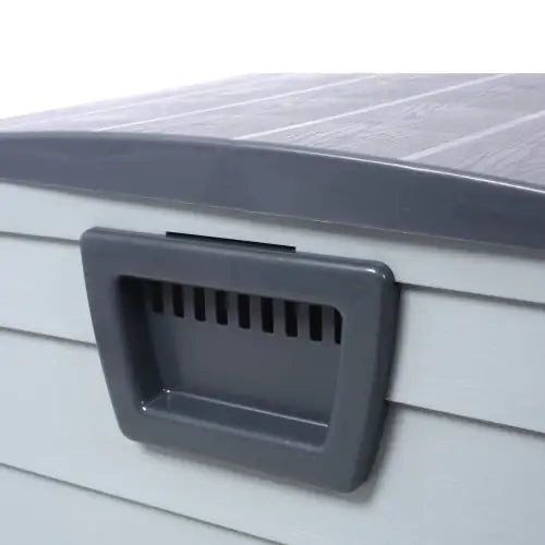 75 Gallon Outdoor Resin Deck Box with Wheels – Weatherproof Patio Storage for Cushions, Garden Tools & Pool Toys