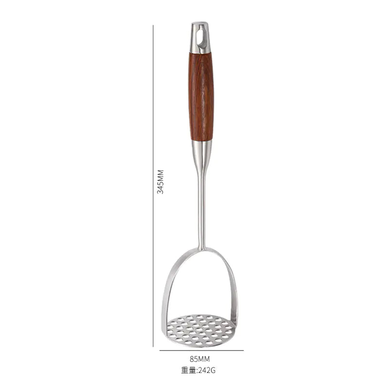 Stainless Steel Potato Masher - Multi-Functional Kitchen Tool