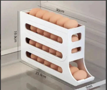 Refrigerator 4-Layer Automatic Egg Roller Tray