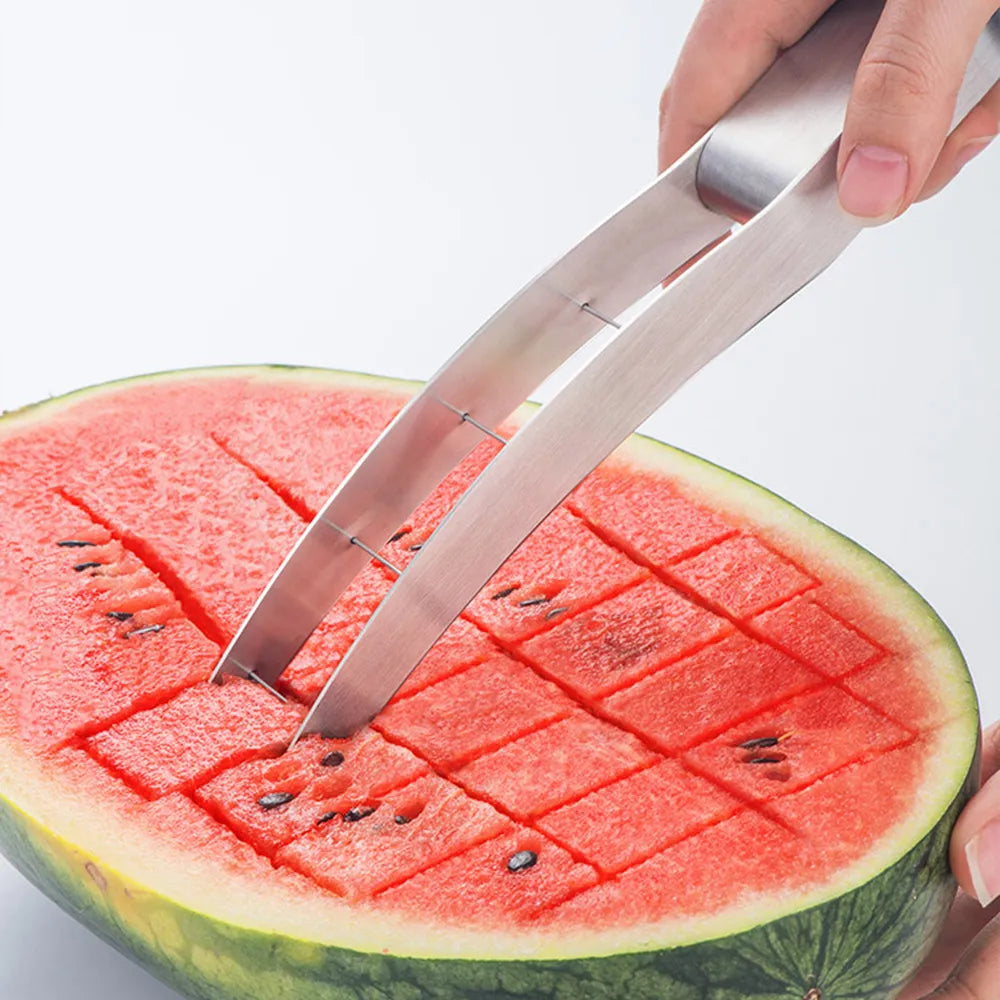 Watermelon Slicer-304 Stainless Steel Easy, Stylish Fruit Cutter & Server