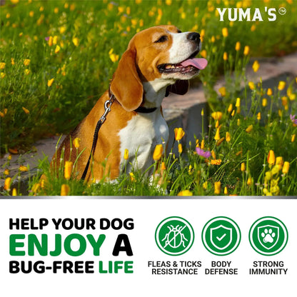 Natural Dog Flea And Tick Treatment All Breeds & Ages(Made In USA)