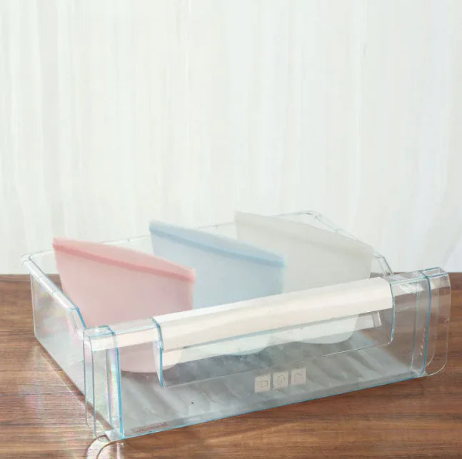 Reusable Silicone Food Storage Bag – Leakproof Freezer Envelope (500–1500ml)