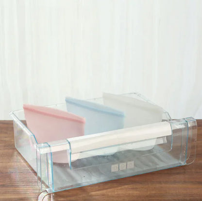 Reusable Silicone Food Storage Bag – Leakproof Freezer Envelope (500–1500ml)