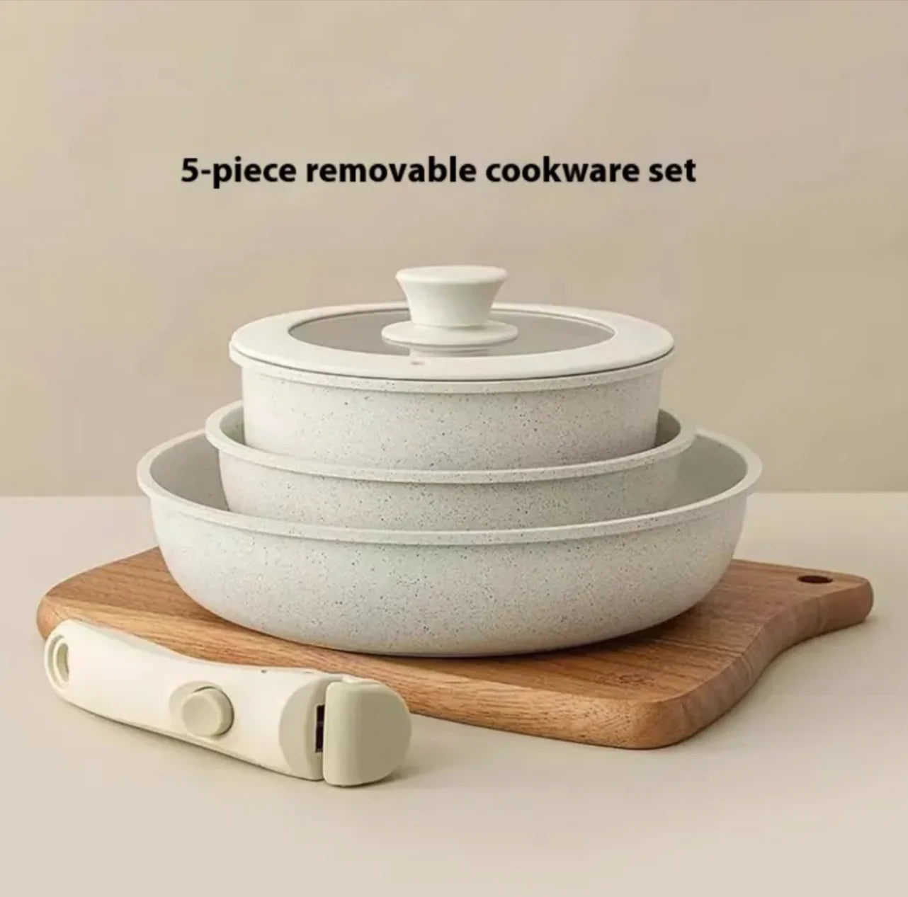 Non-stick Removable Cookware Set