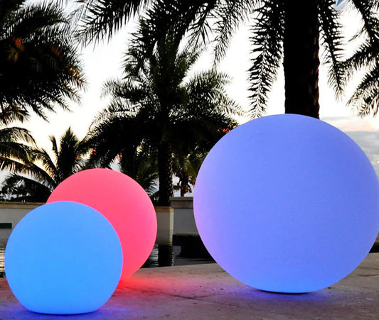 Outdoor Solar LED Ball Light with Remote Control