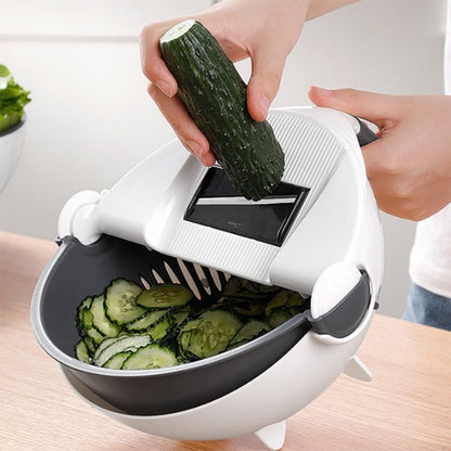 Magic Multifunctional Rotate Vegetable Cutter