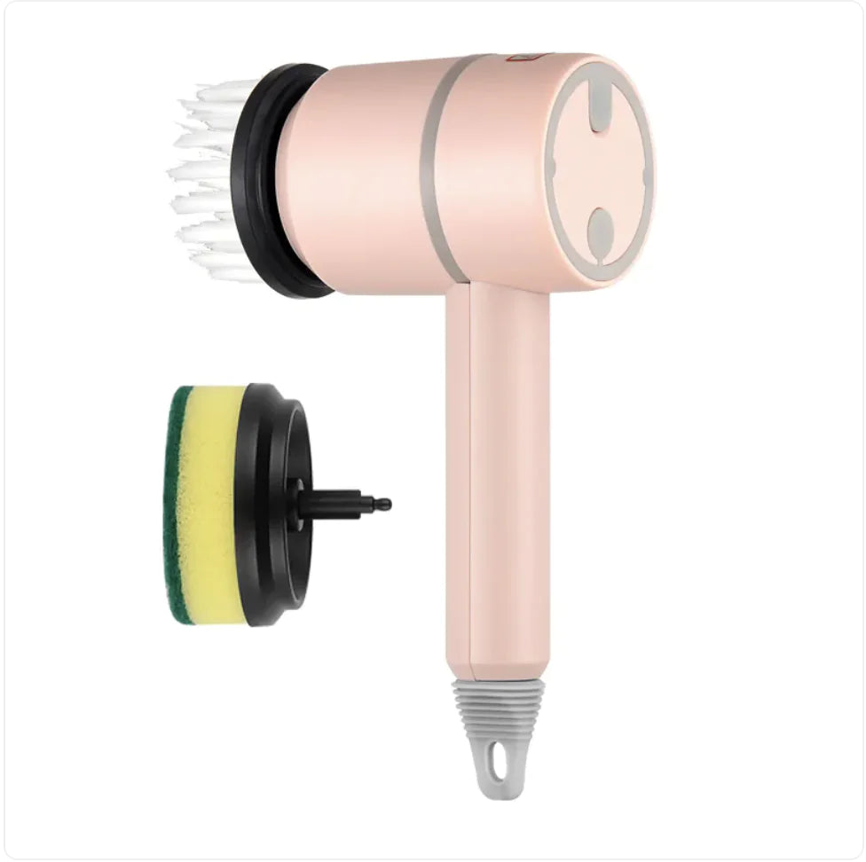 Rechargeable Electric Cleaning Brush – Multi-Head Cordless Scrubber