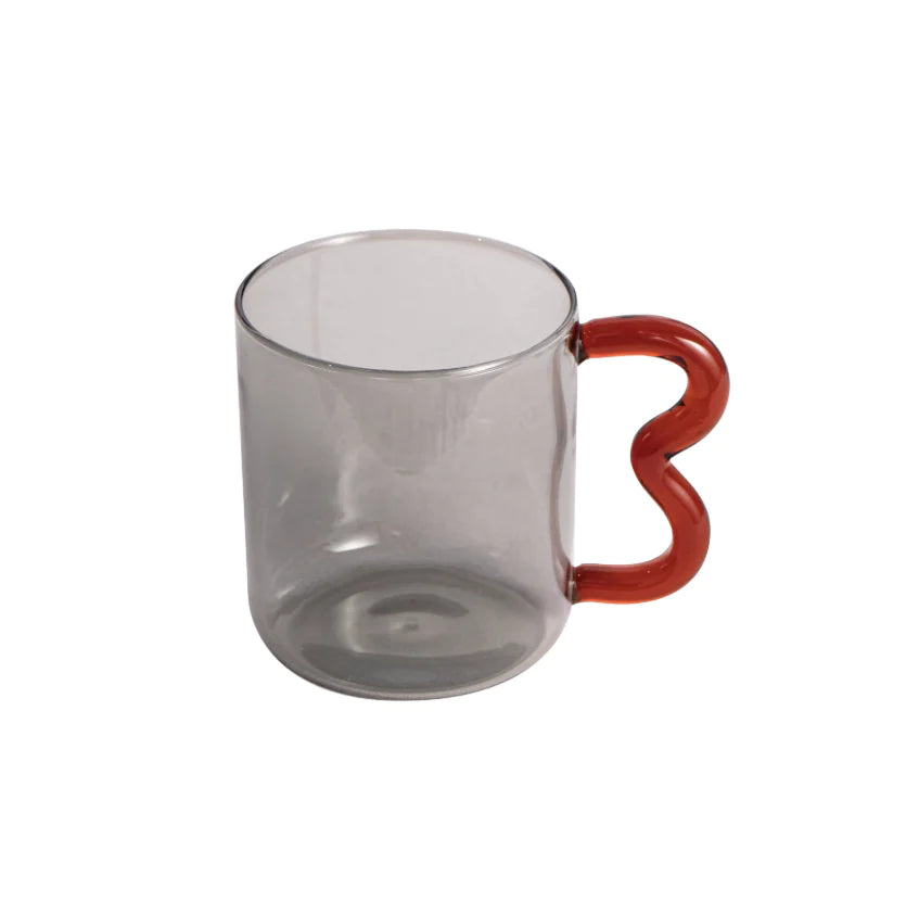 Colored Glass Art Mug – Handmade Heat-Resistant Mug 370ml