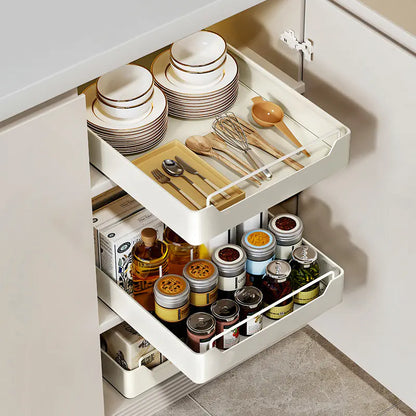 Punch-Free Pull-Out Kitchen Rack