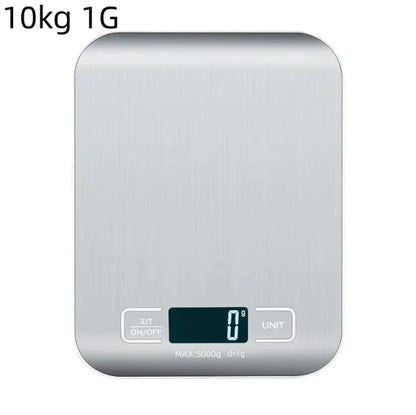 Stainless Steel Digital Kitchen Scale – Compact, Accurate, Stylish